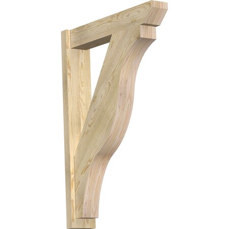 Ekena Millwork Funston Slat Rough Sawn Outlooker, Douglas Fir, 6"W x 30"D x 42"H OUT06X30X42FST06RDF